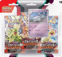 ASST CARTE DE POKÉMON - POKEMON SV3 OBSIDIAN FLAMES 3PK BLISTER